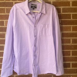Men’s slim fit button-down shirt by Johnston & Murphy in size XL
